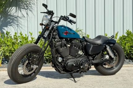 Modified 2007 Harley-Davidson Sportster 1200C Custom.